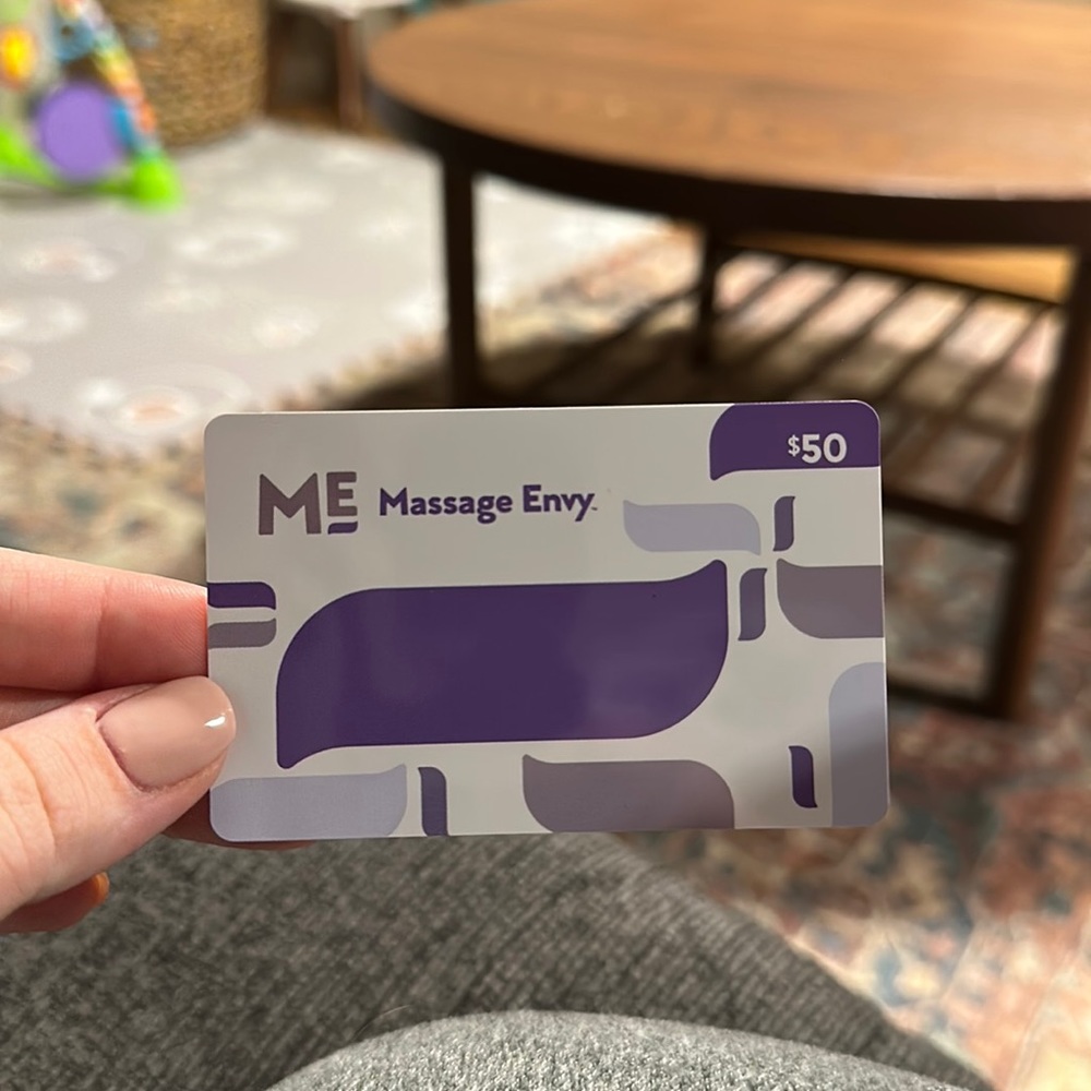 Massage Envy $50 gift card
